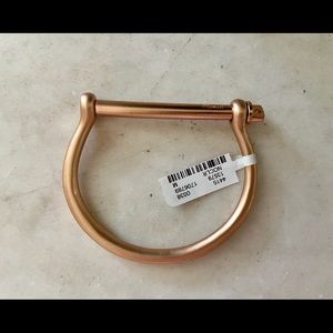 Miansai brushed gold screw bracelet